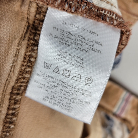 Anthro Pilcro Script High Waist Ribbed Corduroy Skinny Pants - Picture 9 of 9